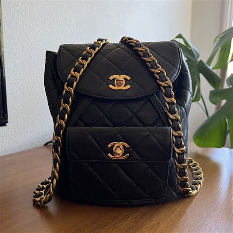 back pack chanel|authentic chanel backpack.